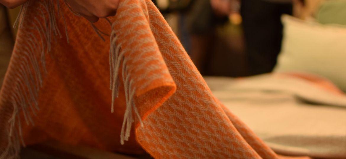 イタリアマラゾットカシミヤ毛布