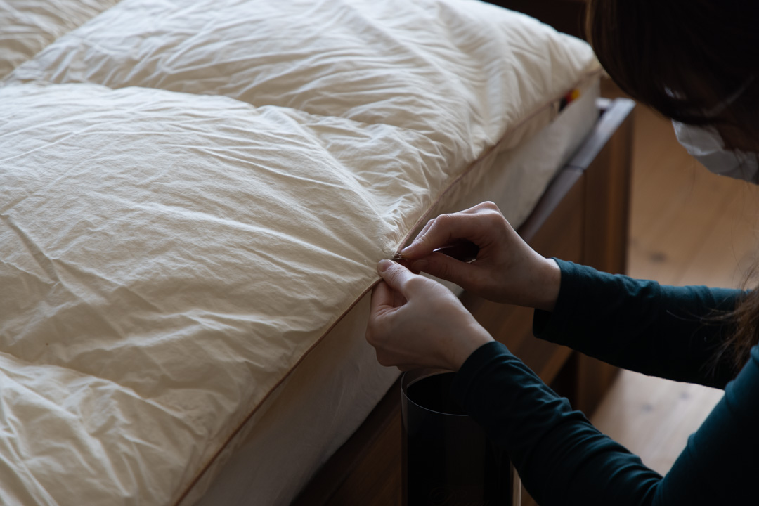 ドイツ製羽毛布団(リフォーム後) - 快眠屋おの<公式サイト> ドイツ製羽毛布団(リフォーム後)