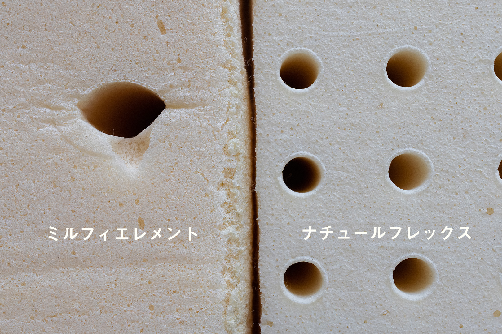 ミルフィエレメントとナチュールフレックスの比較