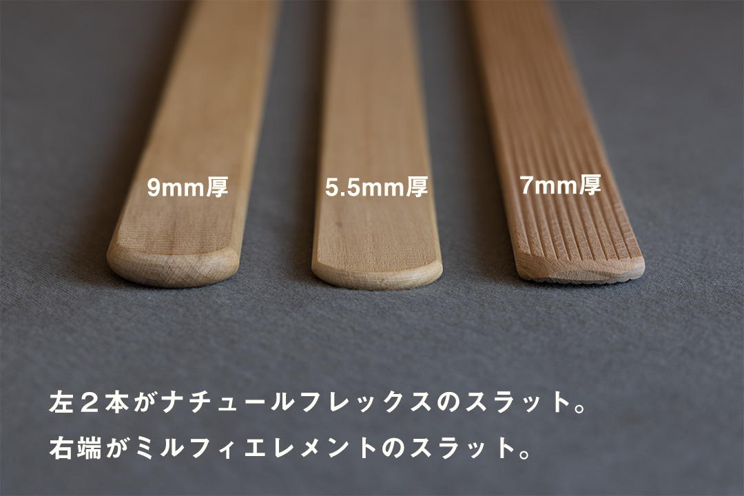 スラットの違い - 快眠屋おの<公式サイト> スラットの違い