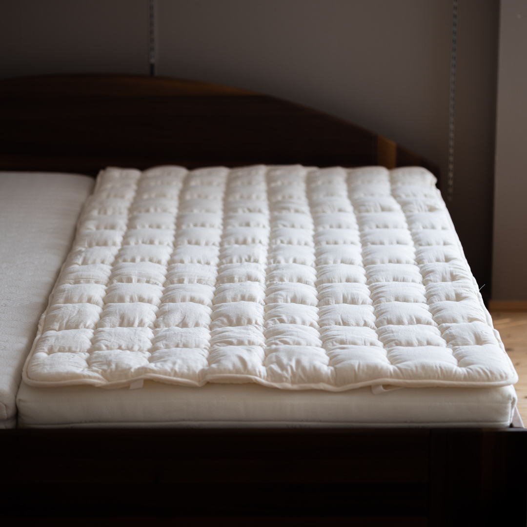 快眠屋オリジナル洗えるウールベッドパッド